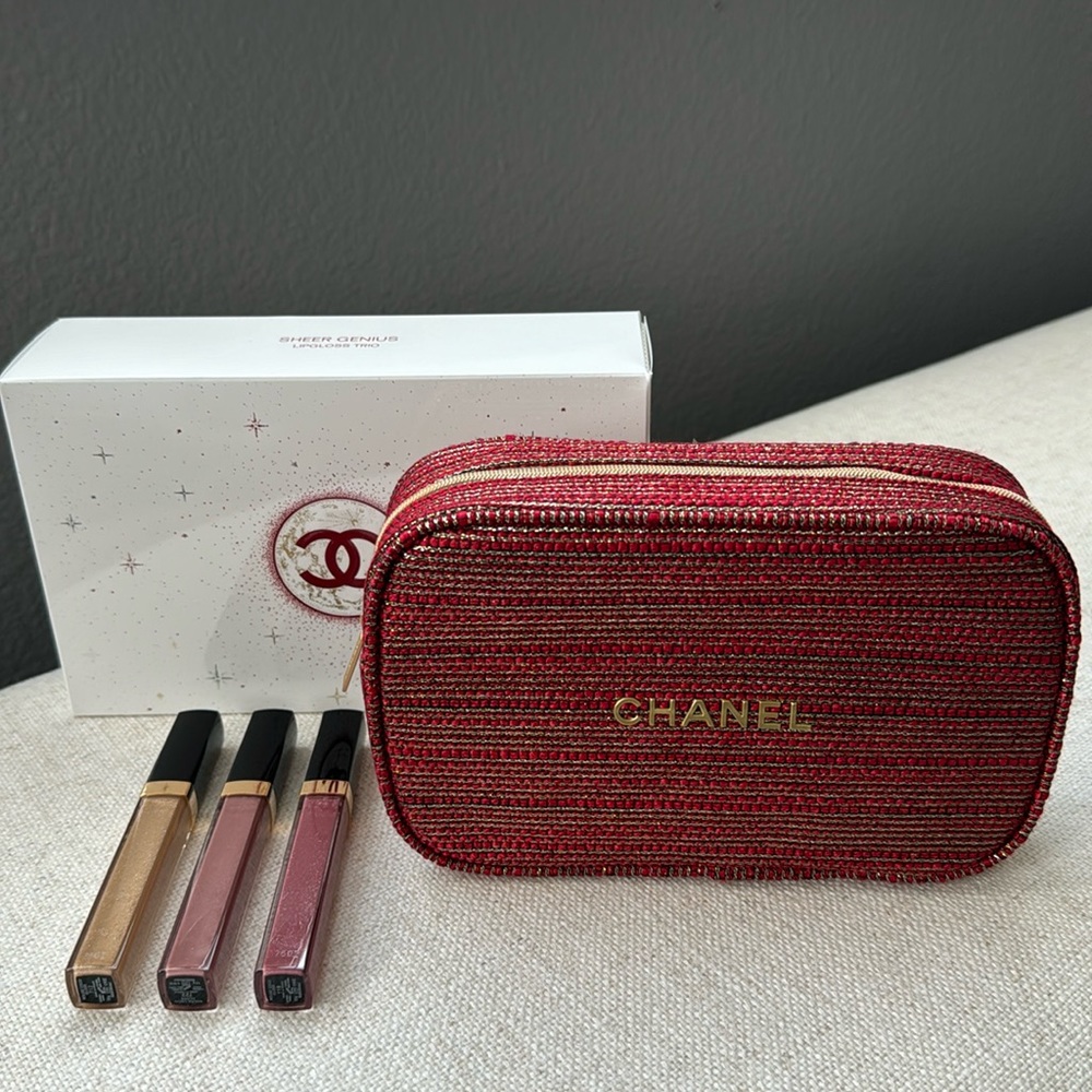 Chanel Sheer Genius Lipgloss Trio Set #1